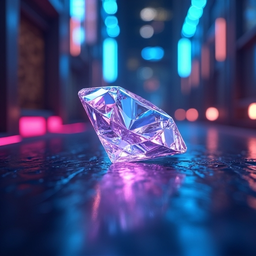 Neon Diamond Drift Playoro Online Casino