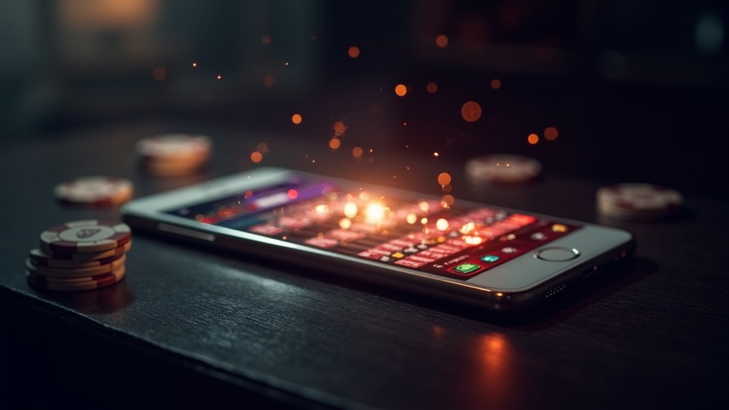 Accesso mobile rapido su Android con atmosfera casinò elegante